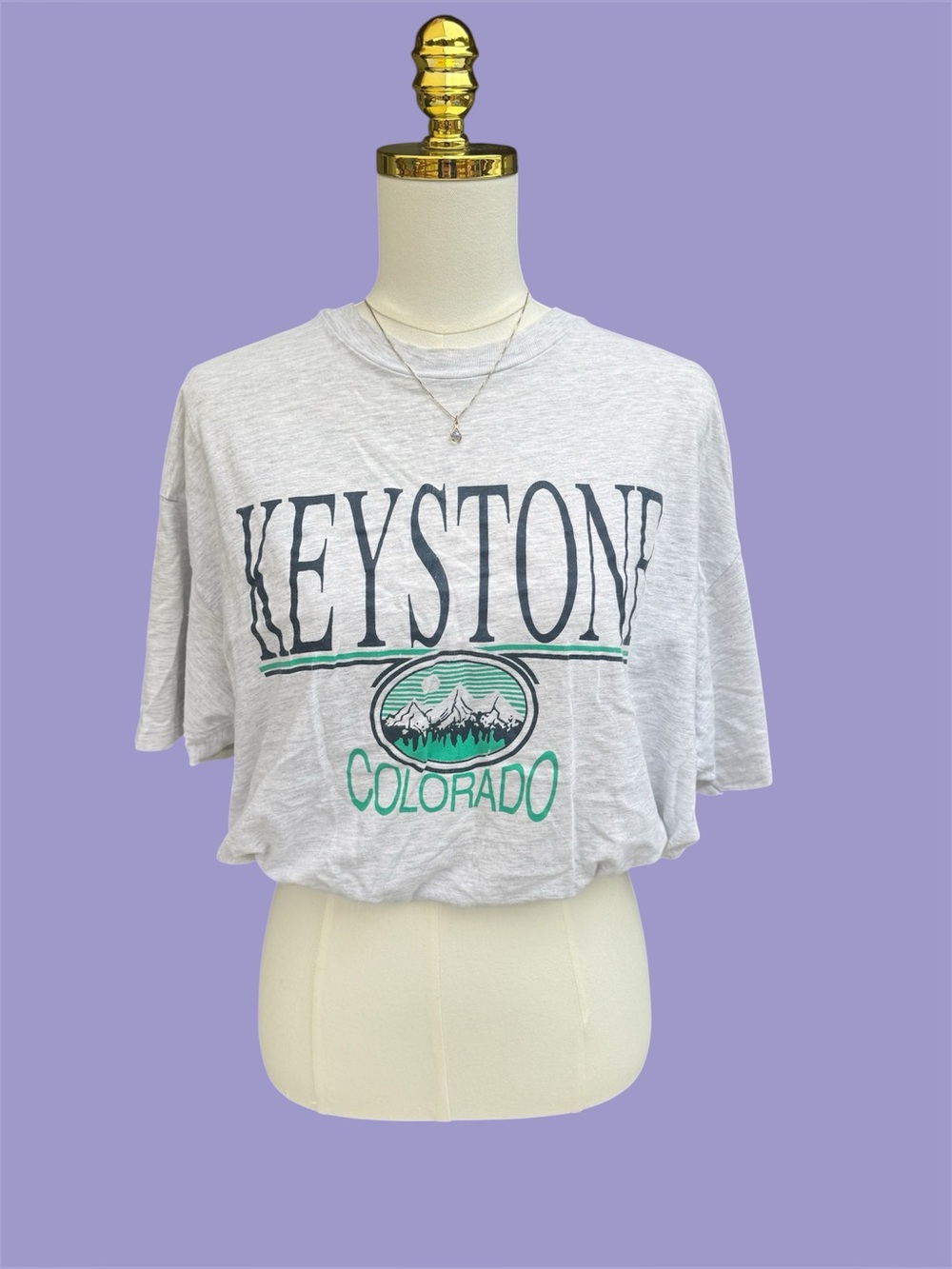 Vintage Keystone Colorado Cropped Tshirt
